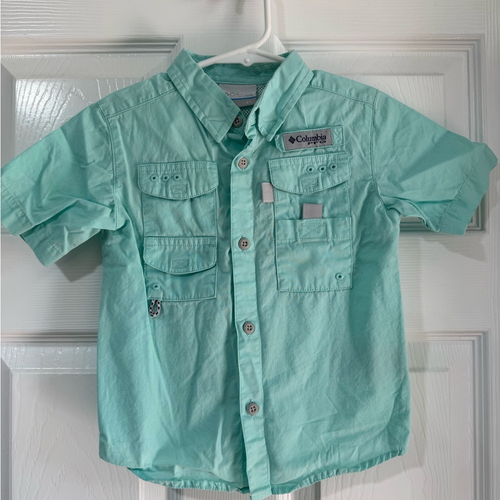 Columbia Kids' Mint Green Button Down Shirt